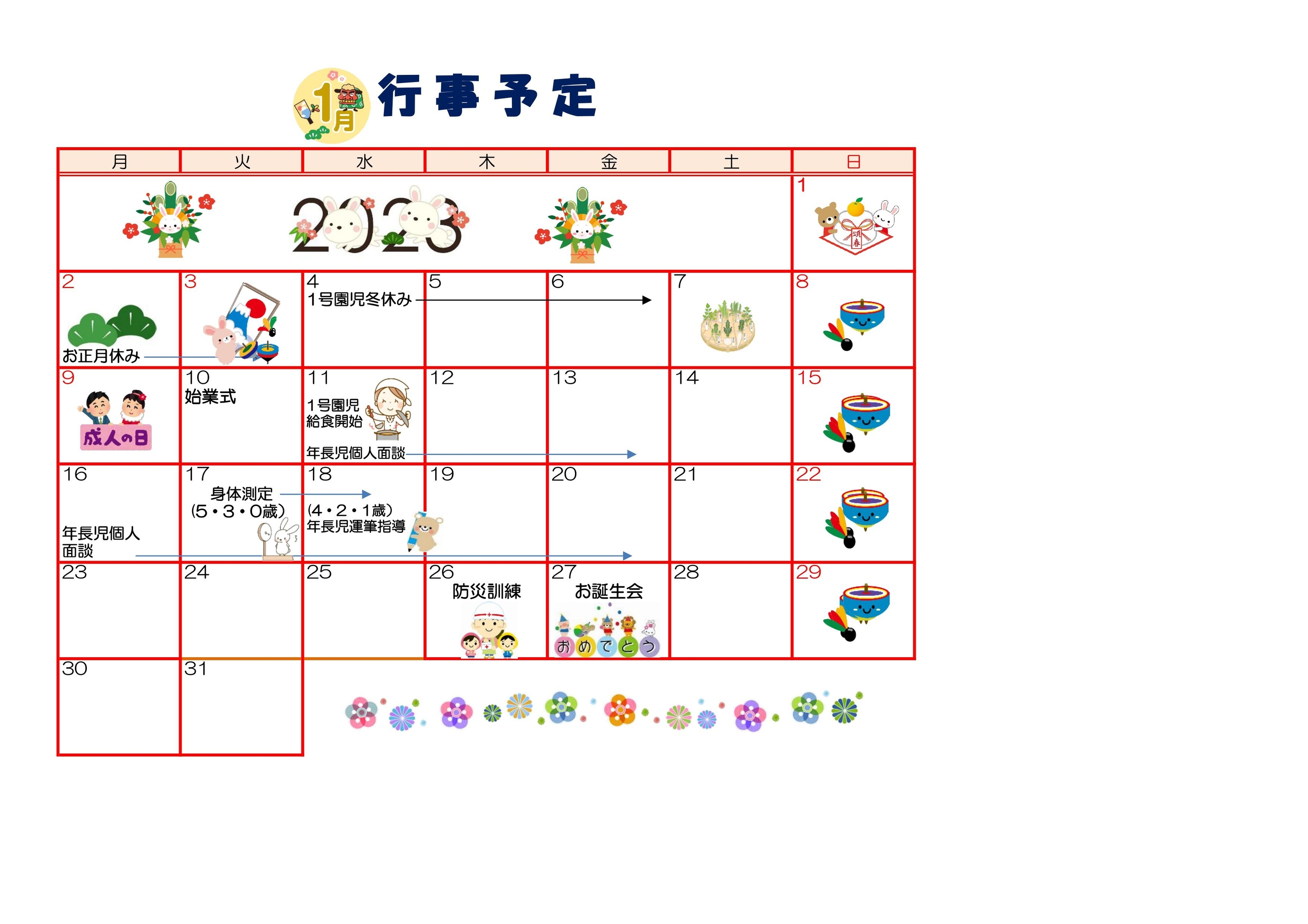 2022年度1月